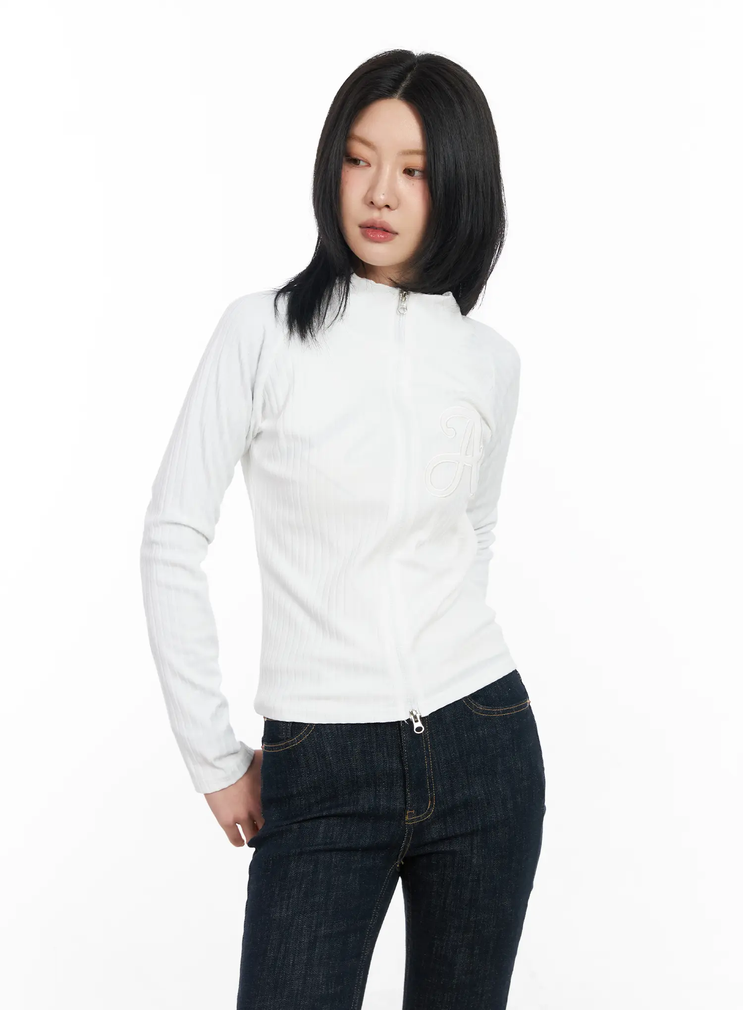 Athletic Zip-Up Track Jacket CF526 - Image 5