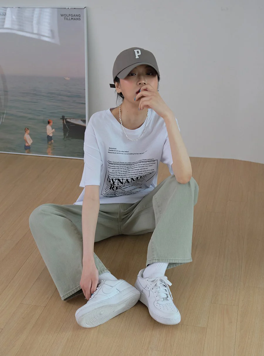 Baseball Cap with Logo Print CM03 - Image 4