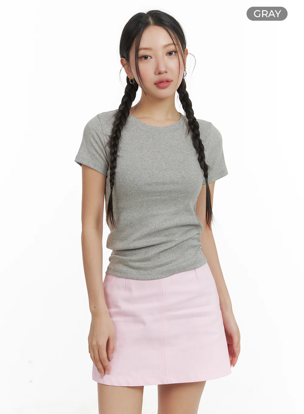 Basic Cotton Tee OA402 - Image 5
