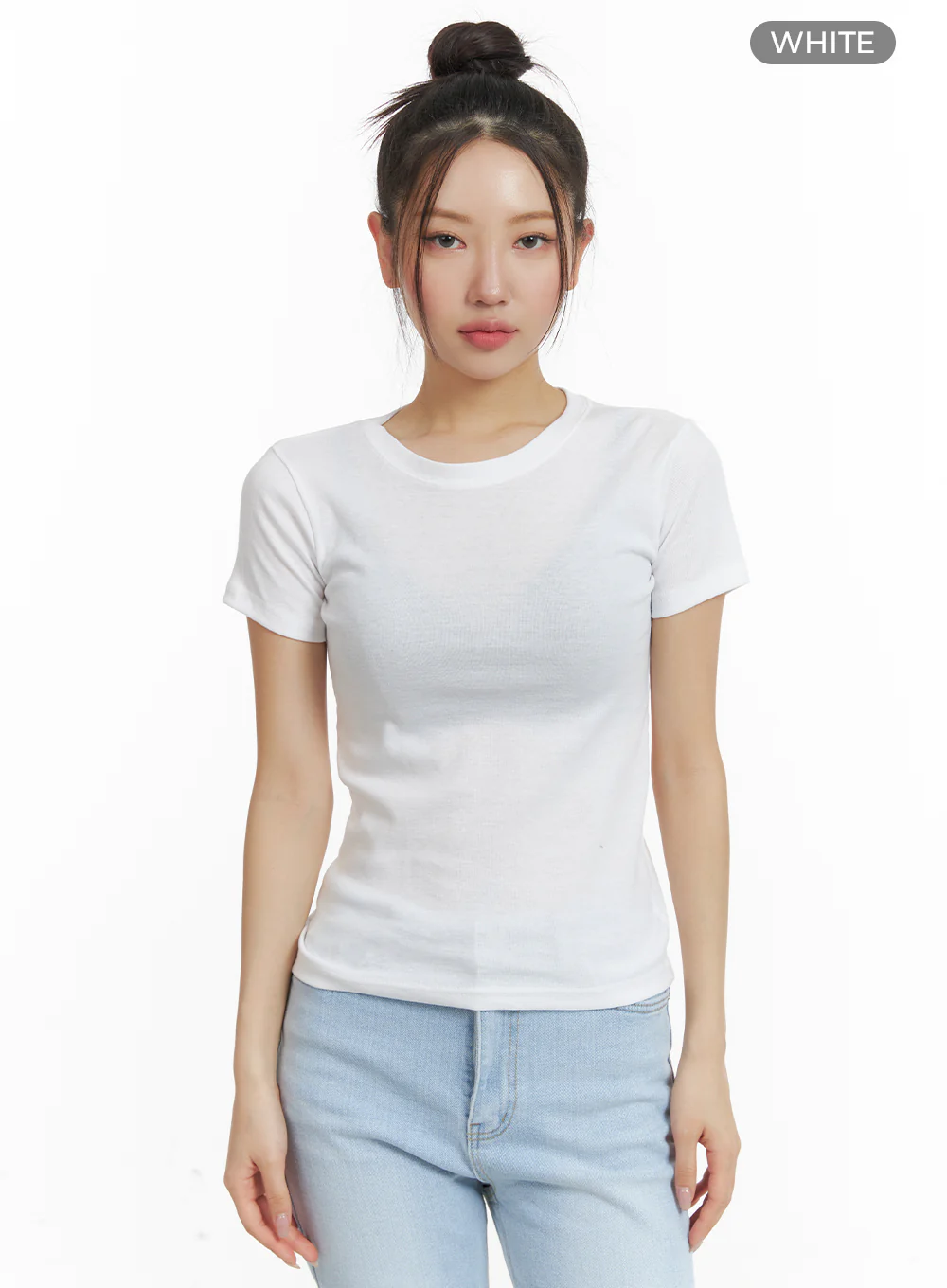 Basic Cotton Tee OA402 - Image 7
