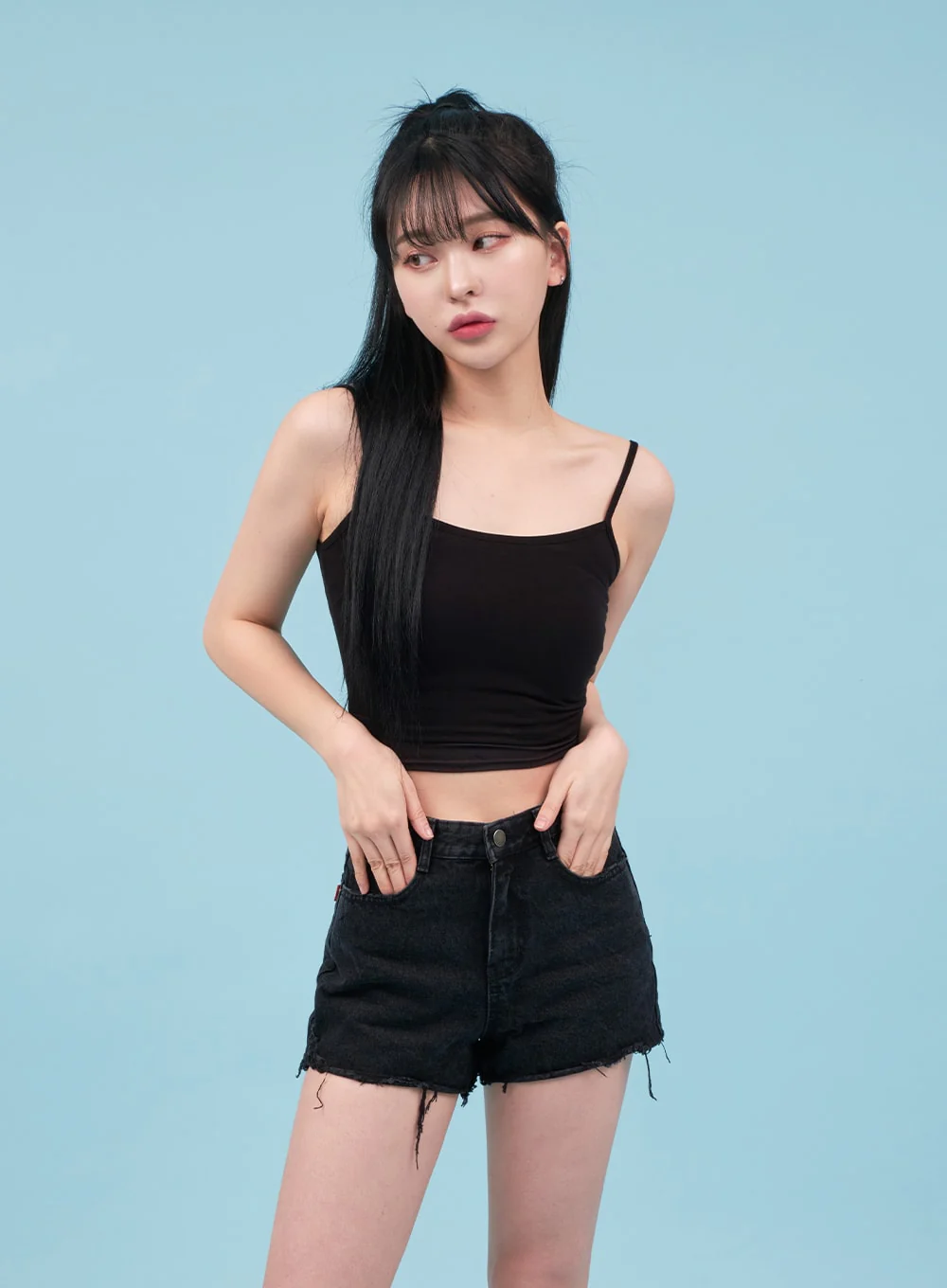 Basic Cropped Cami Top CA07 - Image 10