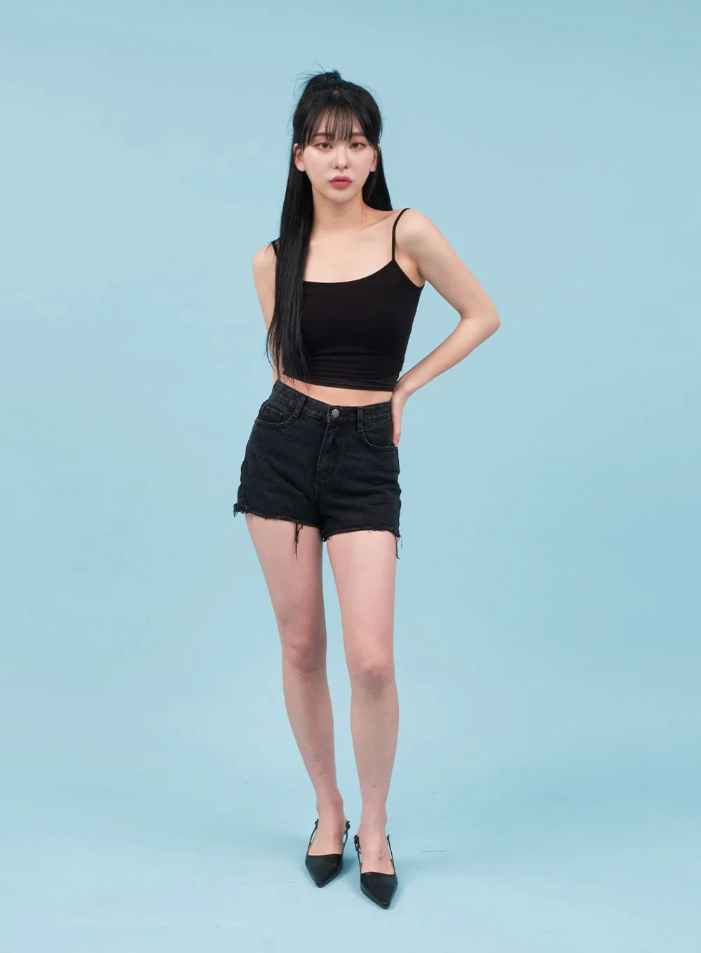 Basic Cropped Cami Top CA07 - Image 15