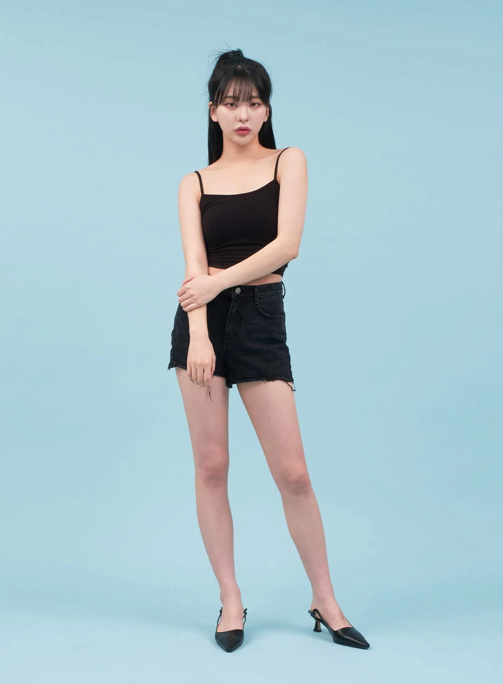 Basic Cropped Cami Top CA07 - Image 8