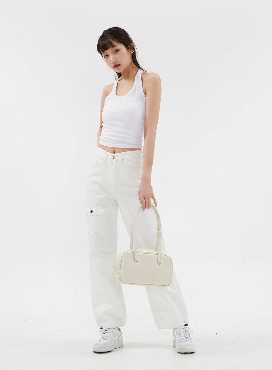 Basic Halterneck Tank Top CJj09 - Image 13