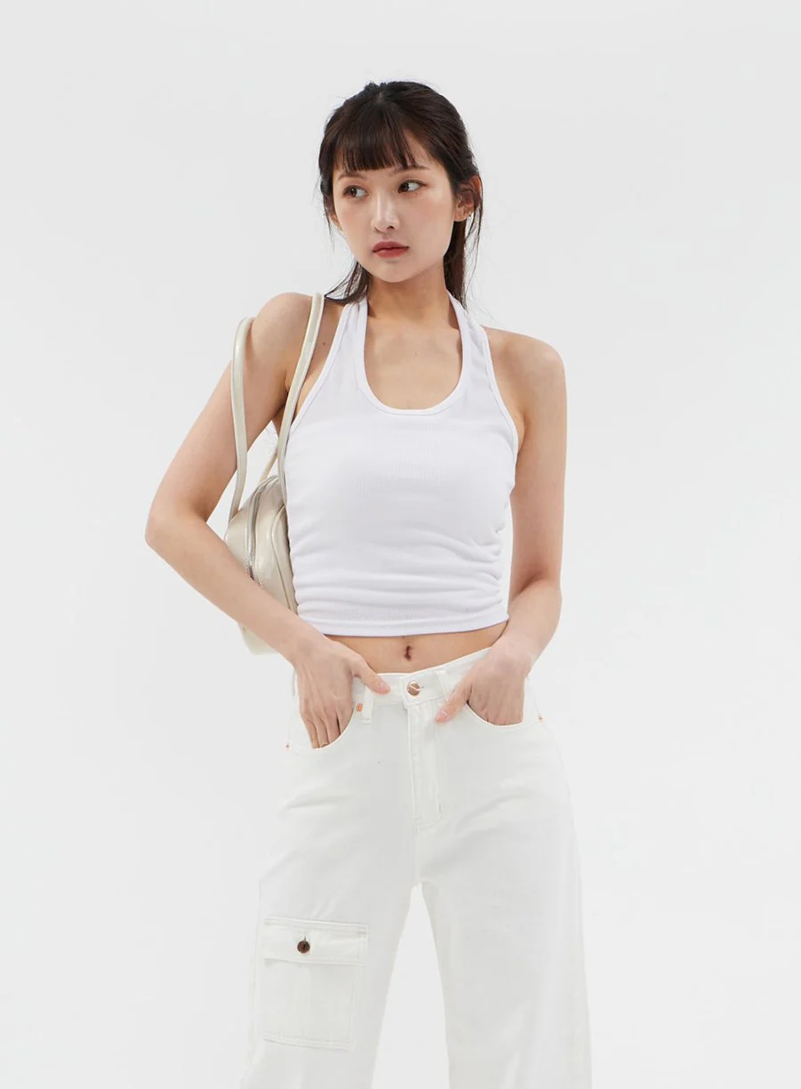 Basic Halterneck Tank Top CJj09 - Image 8