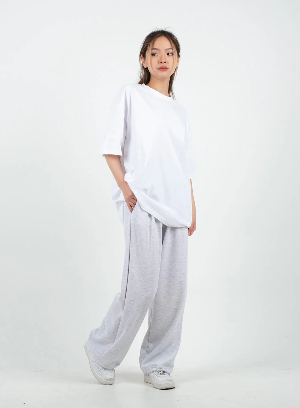 Basic Loose Fit Oversized T-shirt CA26 - Image 16