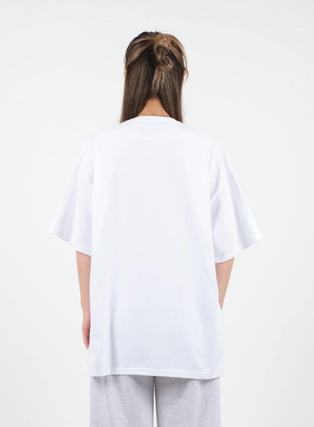 Basic Loose Fit Oversized T-shirt CA26 - Image 17