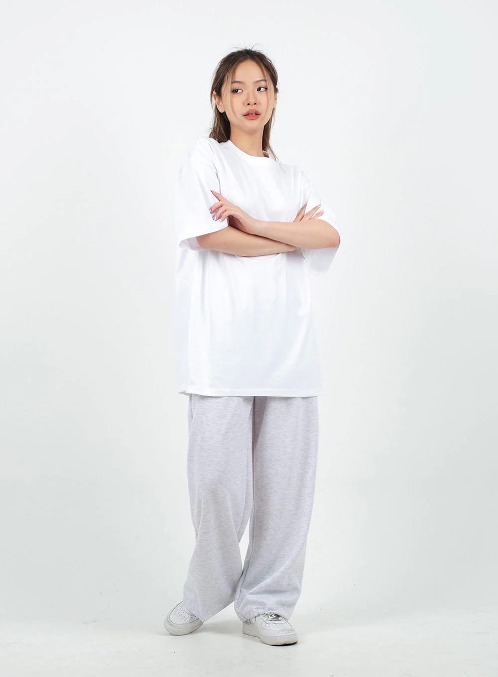 Basic Loose Fit Oversized T-shirt CA26 - Image 20