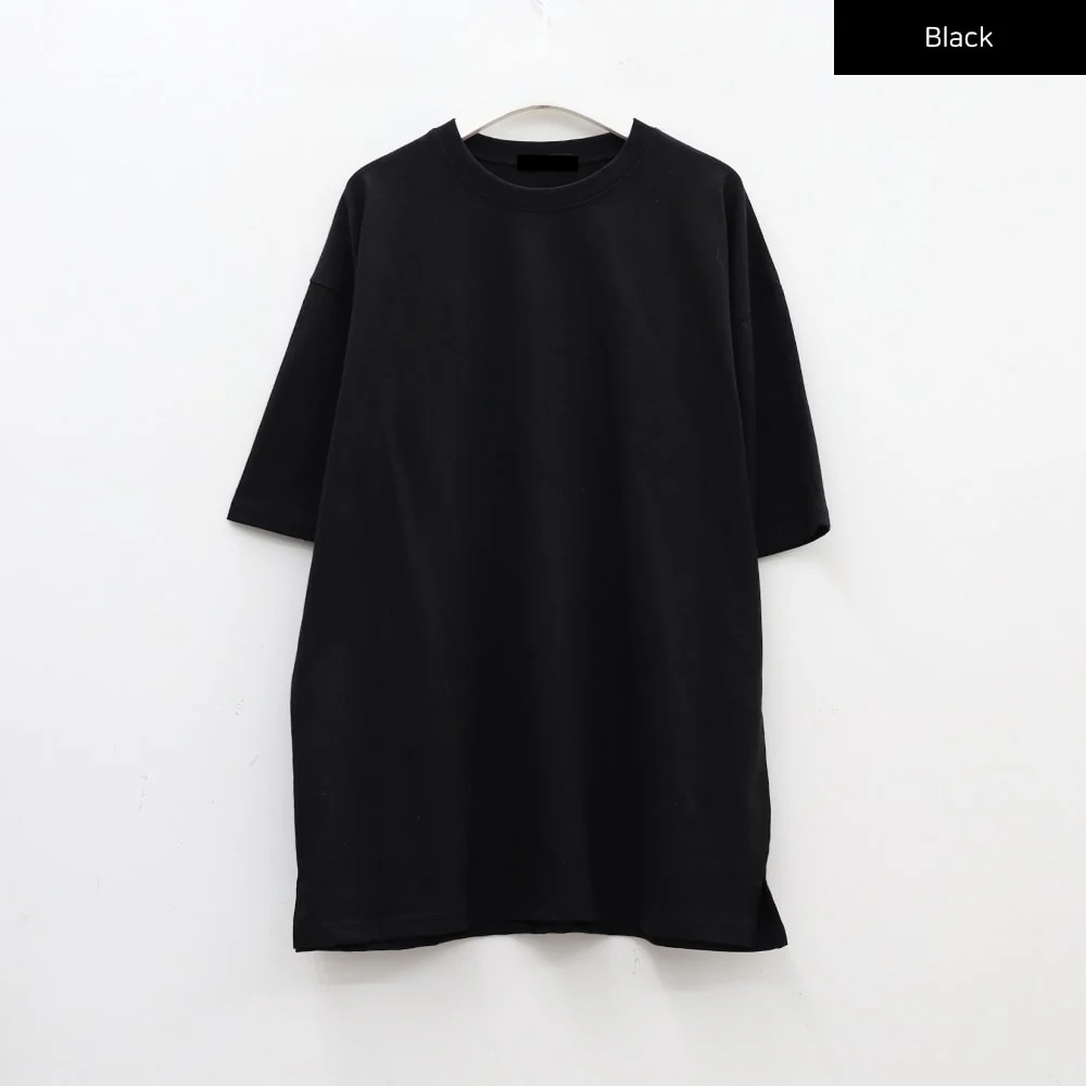 Basic Loose Fit Oversized T-shirt CA26 - Image 23