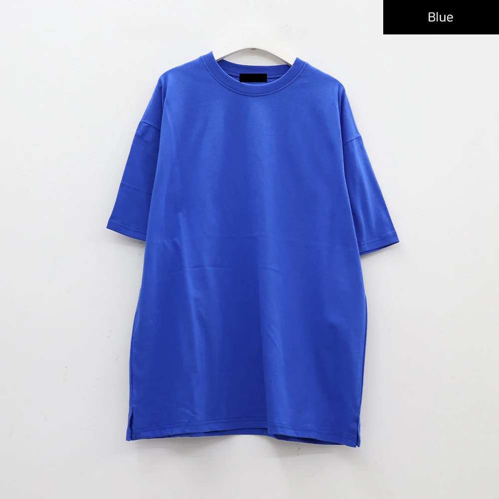 Basic Loose Fit Oversized T-shirt CA26 - Image 25