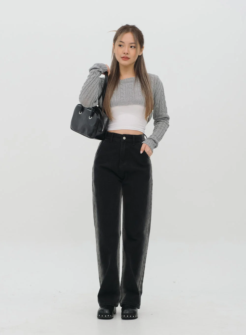 Black Jeans C1002 - Image 3