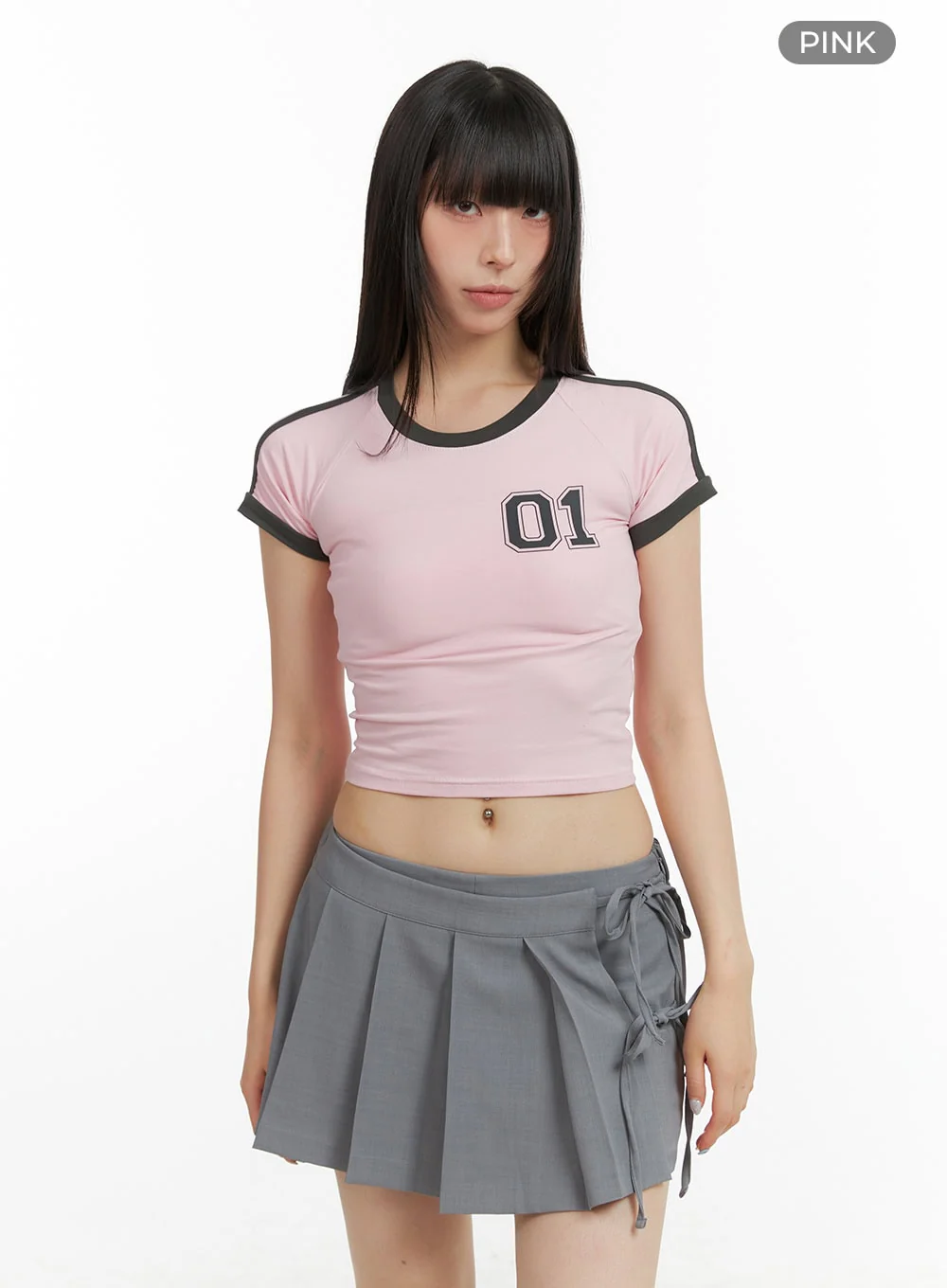 Blokecore Raglan Crop Tee CL422 - Image 10