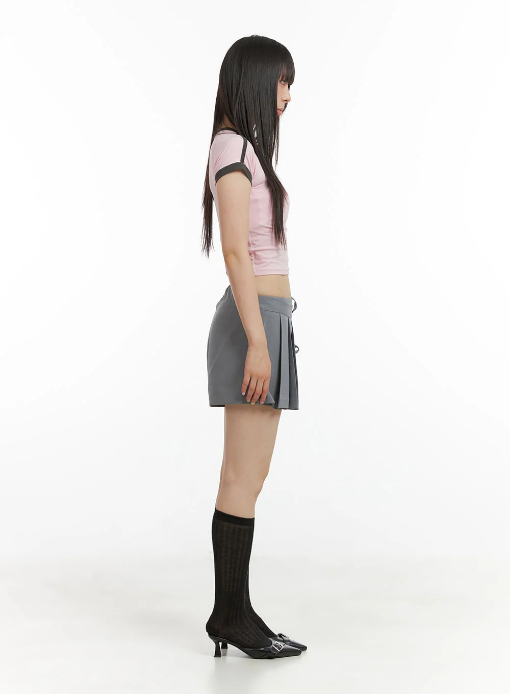 Blokecore Raglan Crop Tee CL422 - Image 3