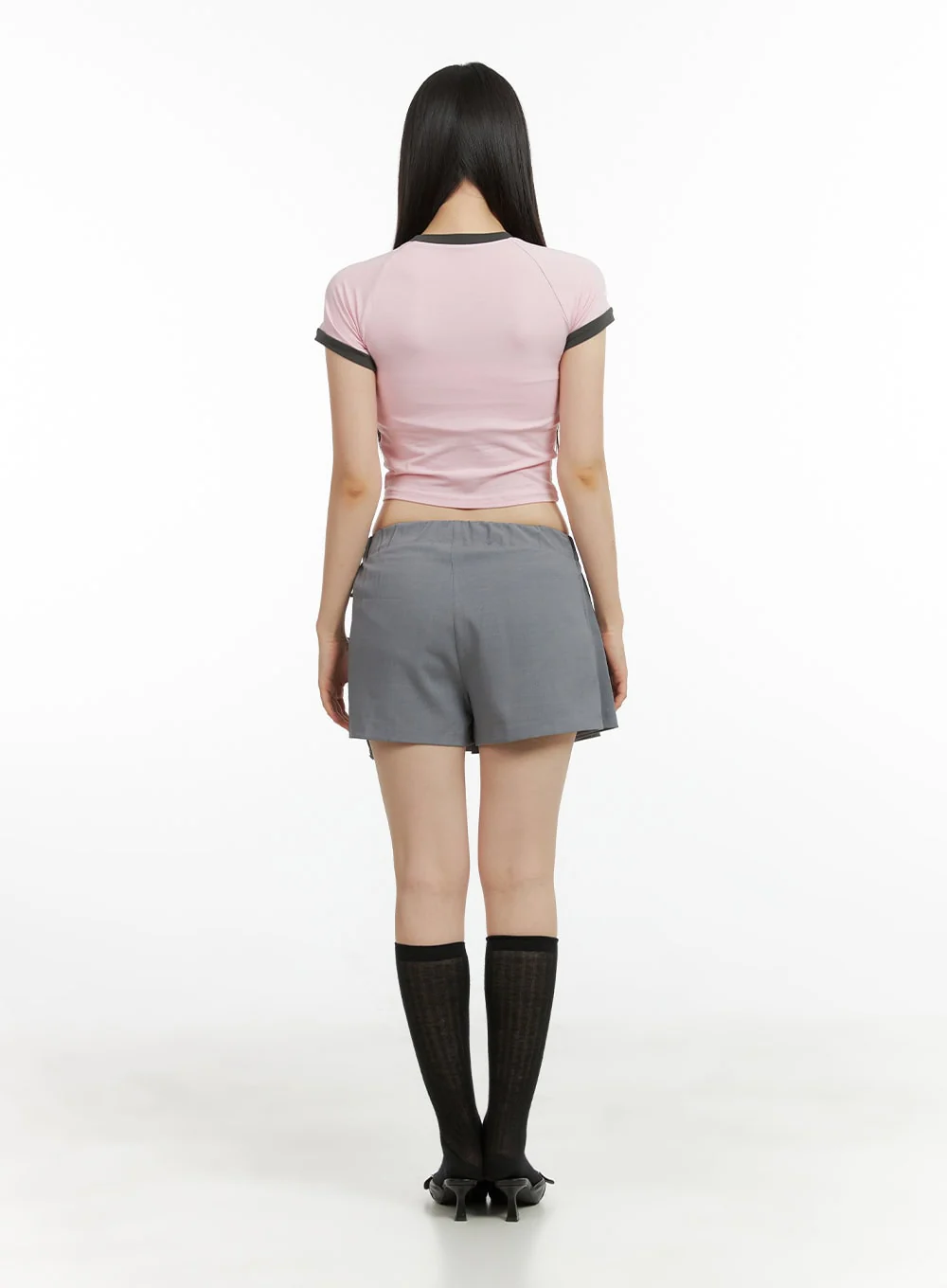 Blokecore Raglan Crop Tee CL422 - Image 5