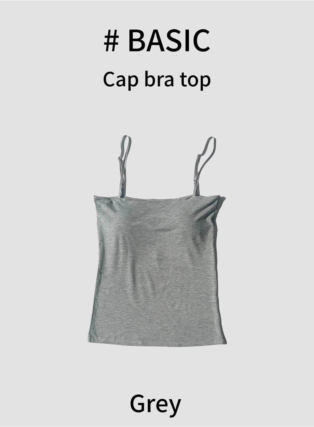 Bra Cap Sleeveless Top #B13 - Image 4