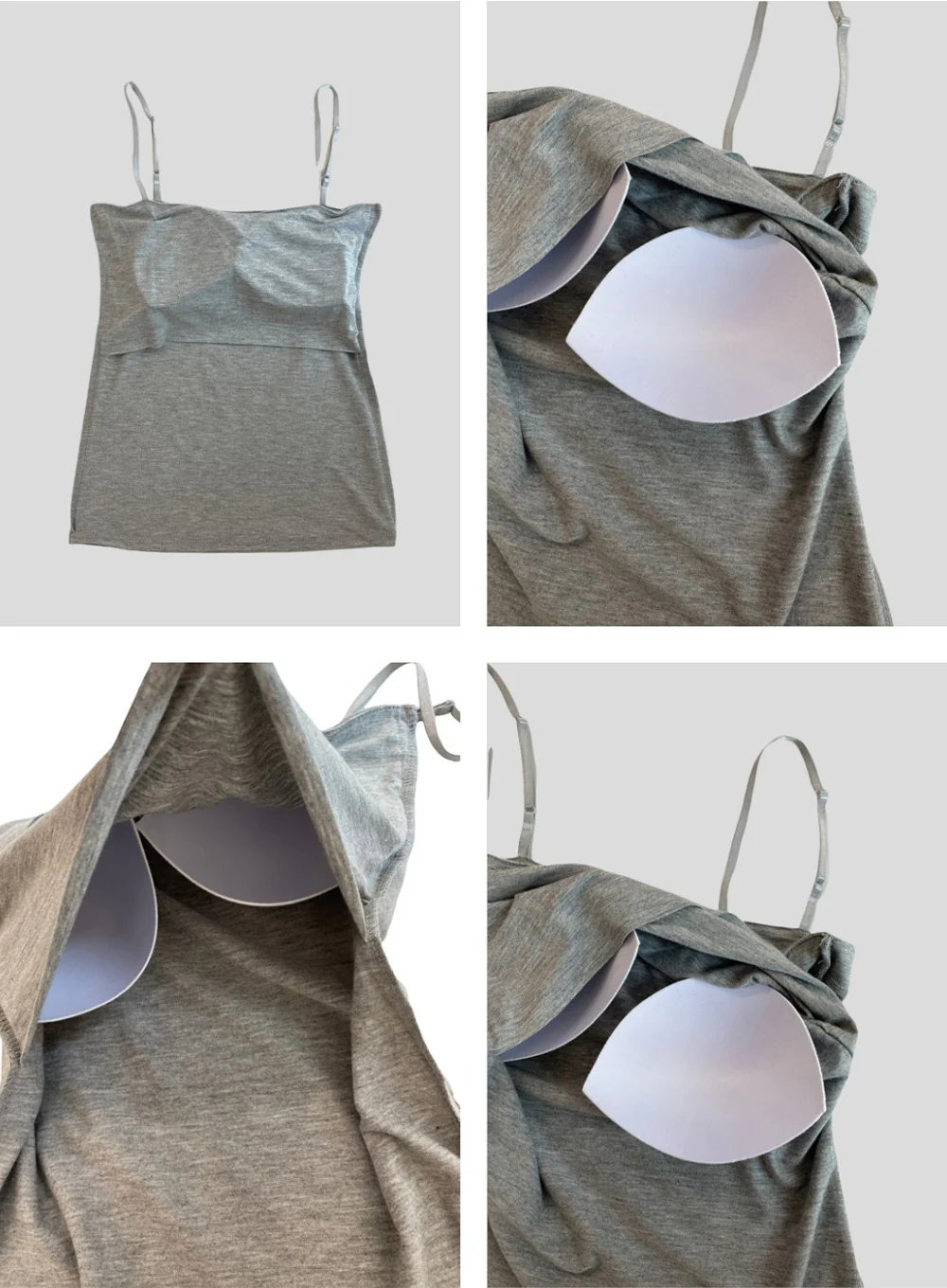 Bra Cap Sleeveless Top #B13 - Image 6