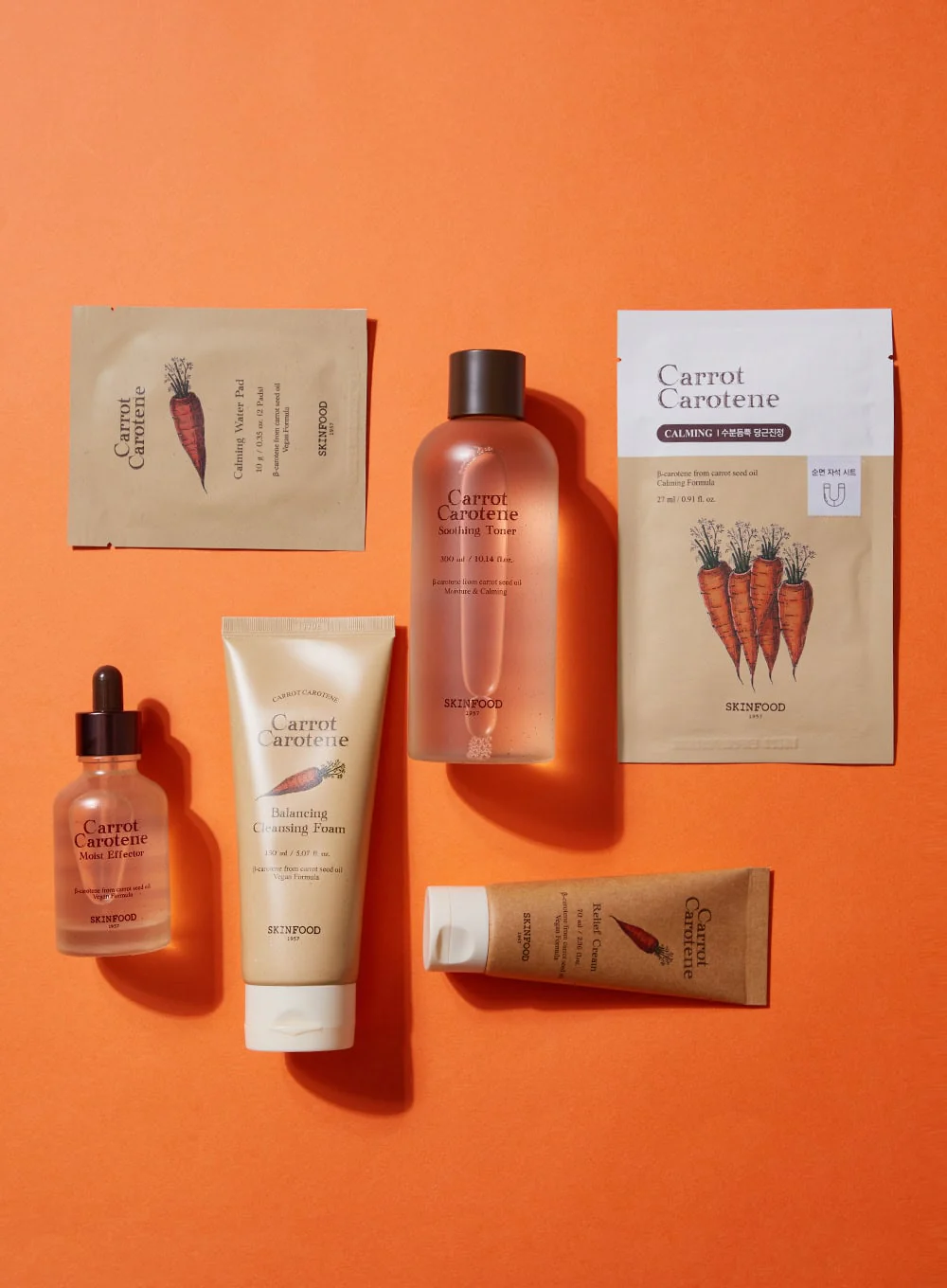 Carrot Carotene Calming Water Pad Set (50g, 2ea/5set) - Image 3