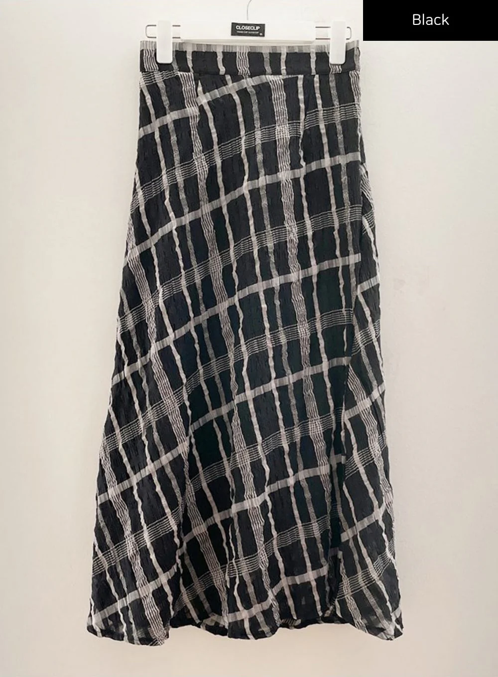 Checked Pattern Maxi Flare Skirt - Image 15