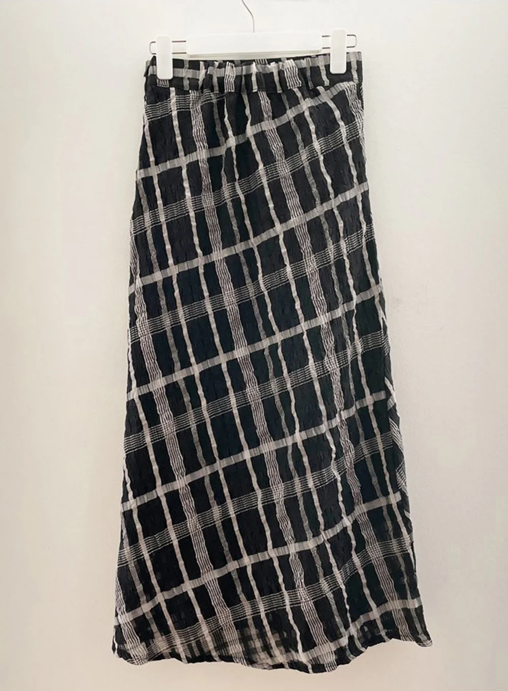 Checked Pattern Maxi Flare Skirt - Image 16
