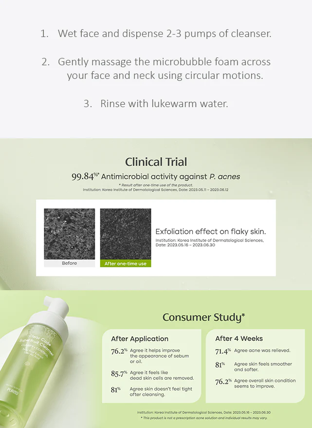 Clear Code Superfruit Cleanser (150ml) - Image 3