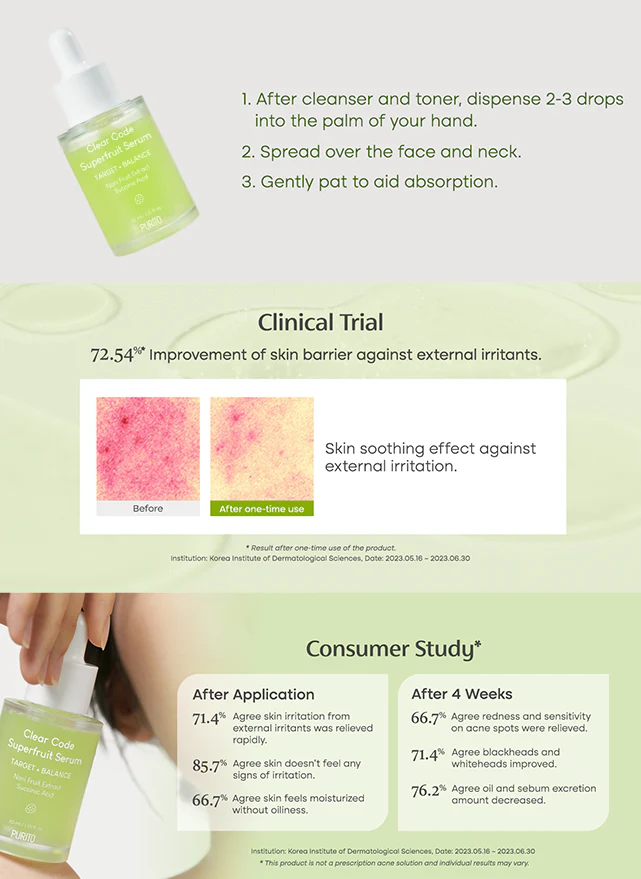 Clear Code Superfruit Serum (30ml) - Image 3