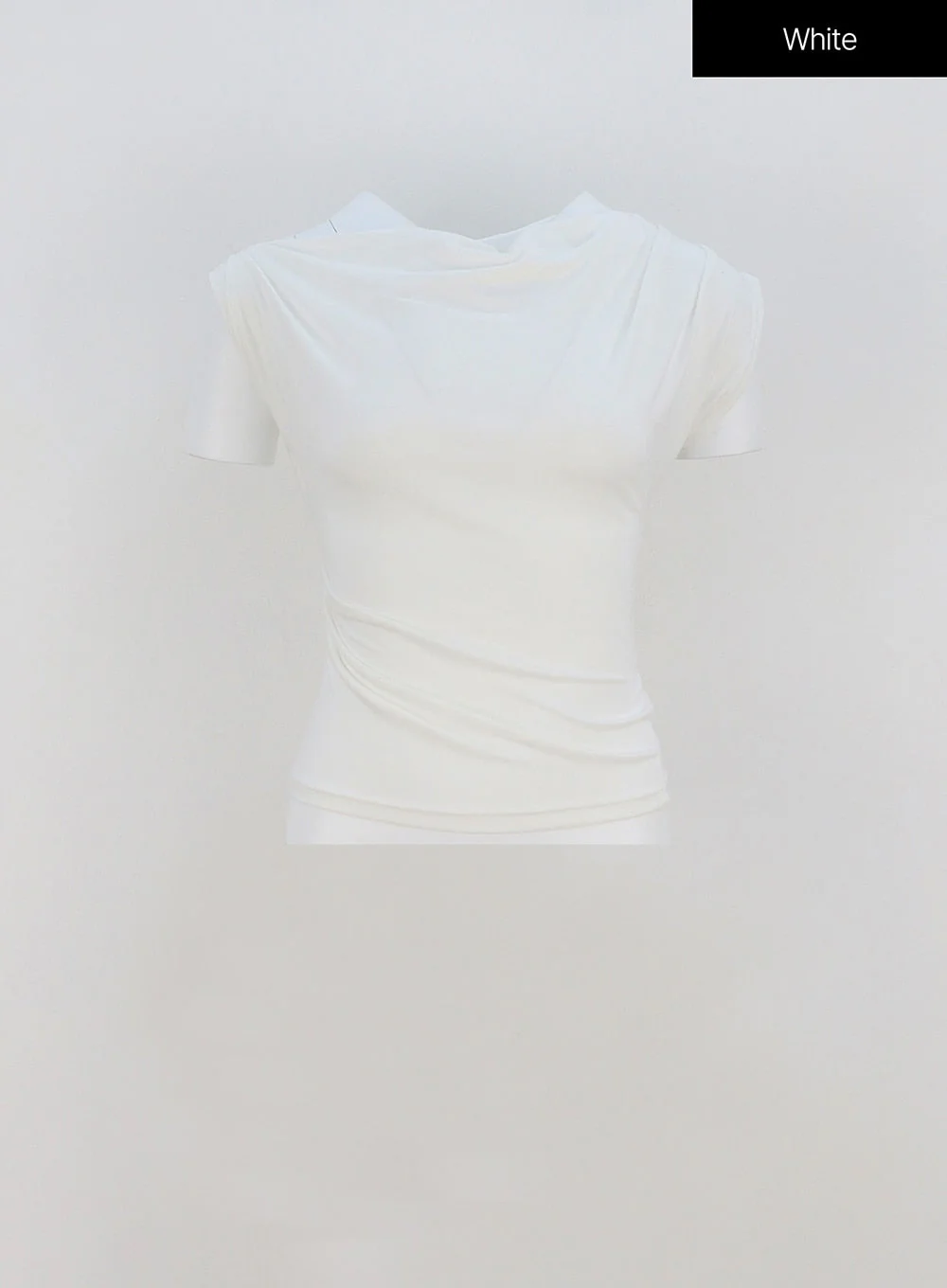 Cowl Neck Off-Shoulder Tee IA325 - Image 11