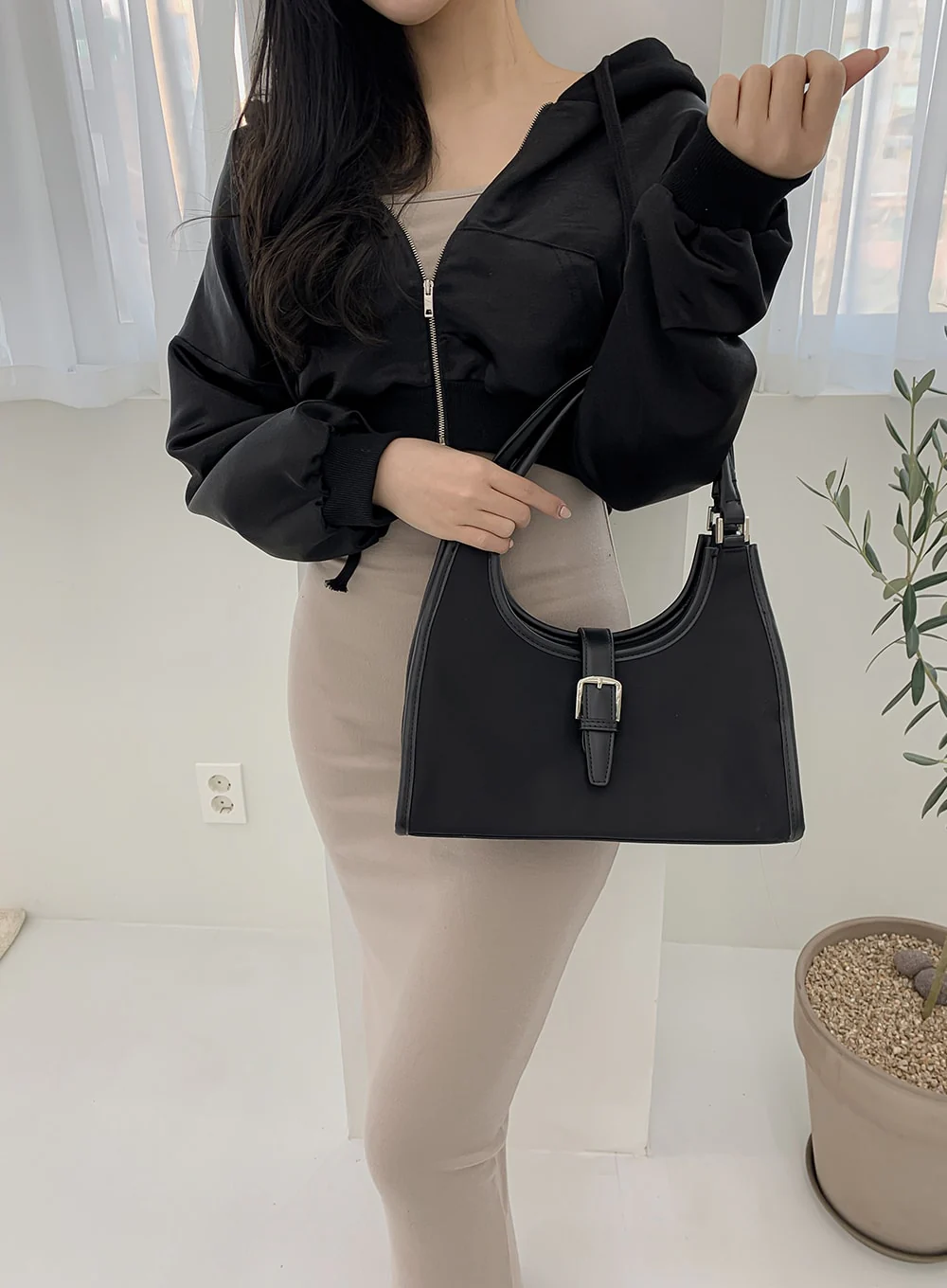 Cropped Flight Jacket IM12 - Image 10