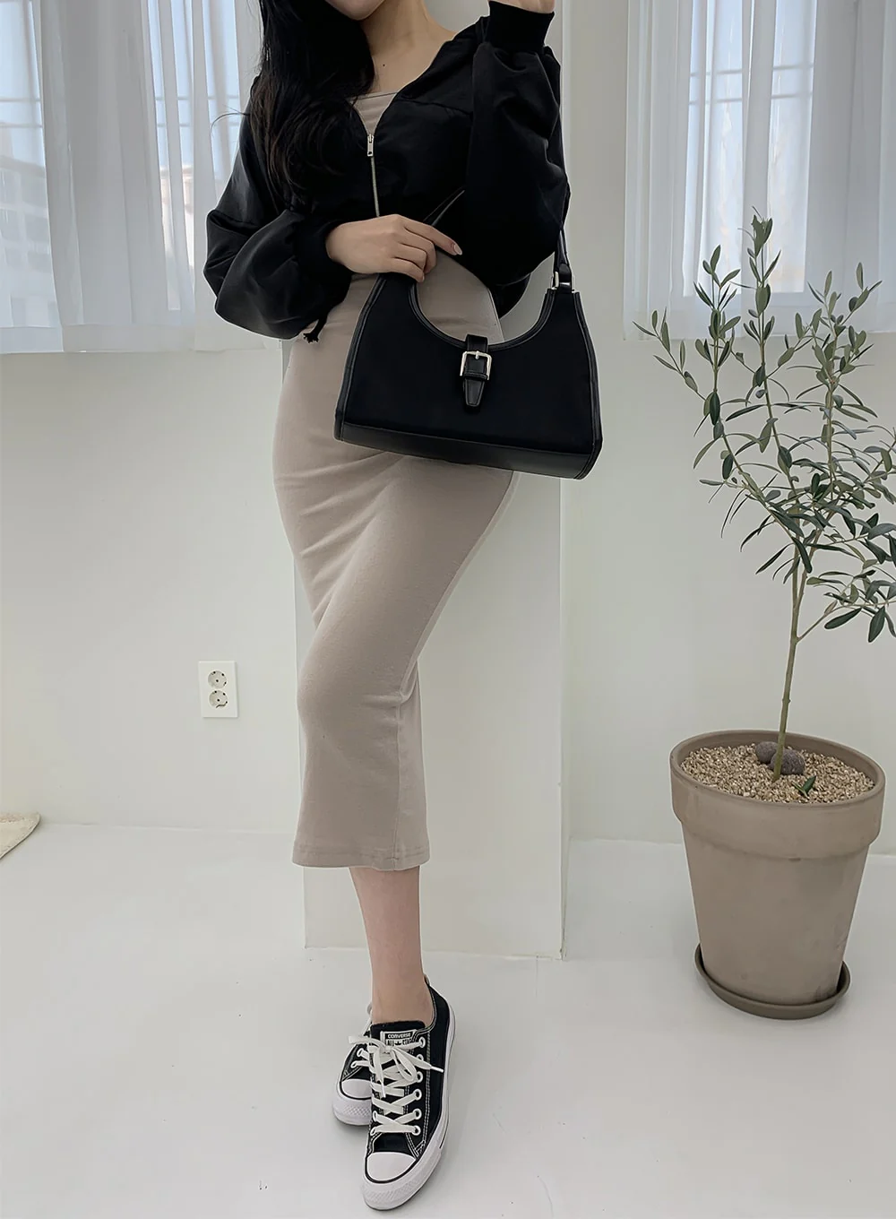 Cropped Flight Jacket IM12 - Image 11