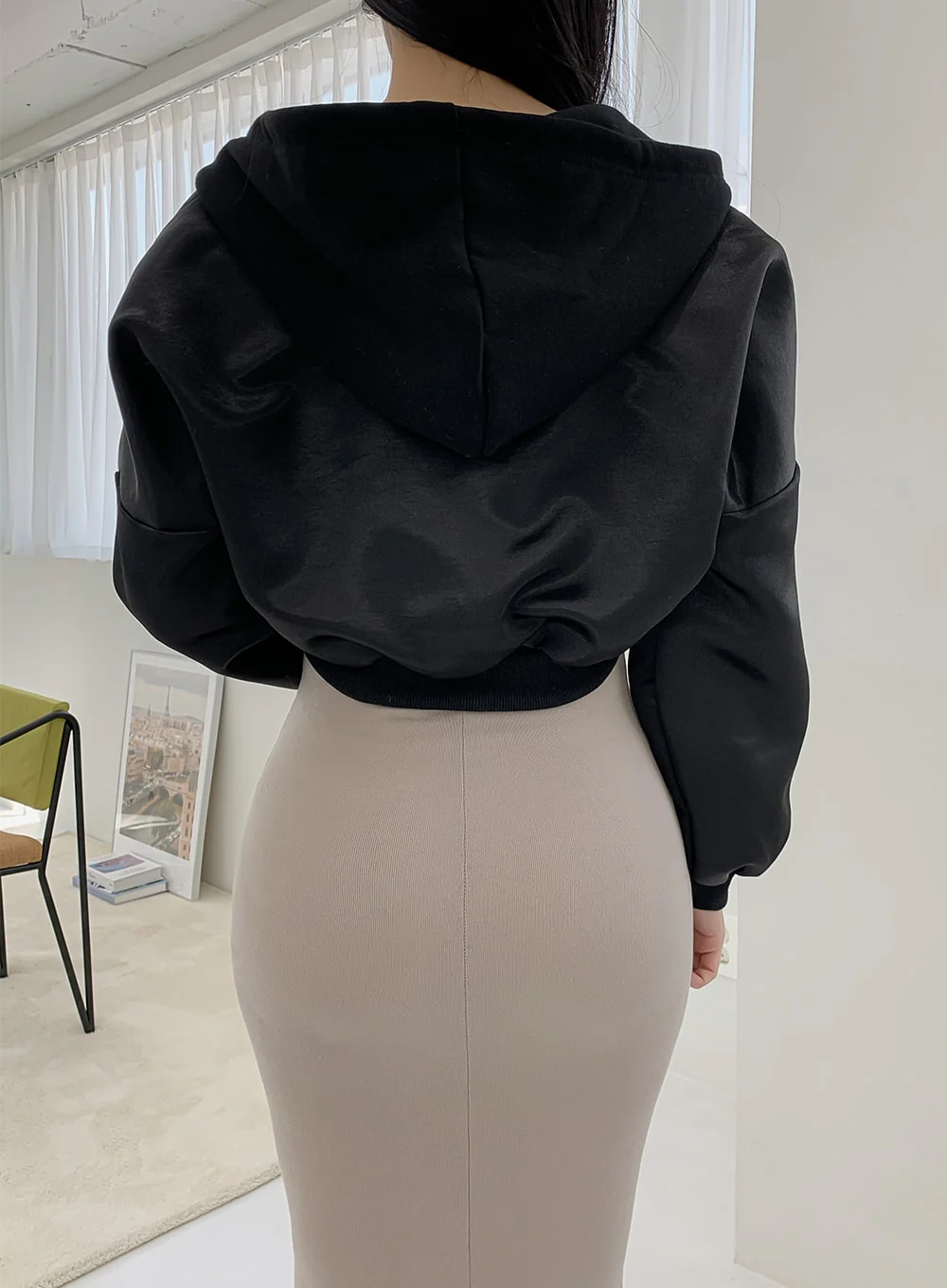 Cropped Flight Jacket IM12 - Image 15