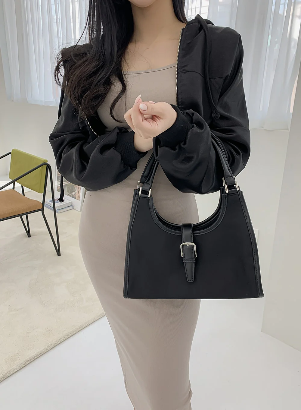 Cropped Flight Jacket IM12 - Image 8