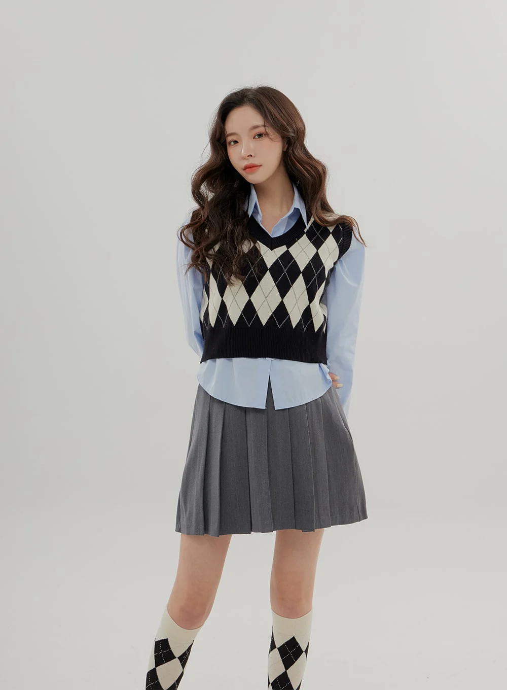 Cropped Long Sleeve Shirt B0802 - Image 15