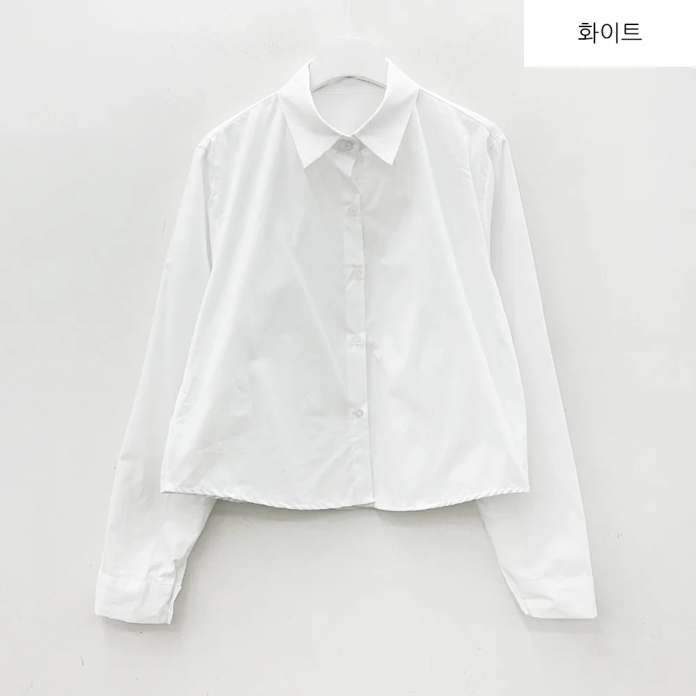 Cropped Long Sleeve Shirt B0802 - Image 30