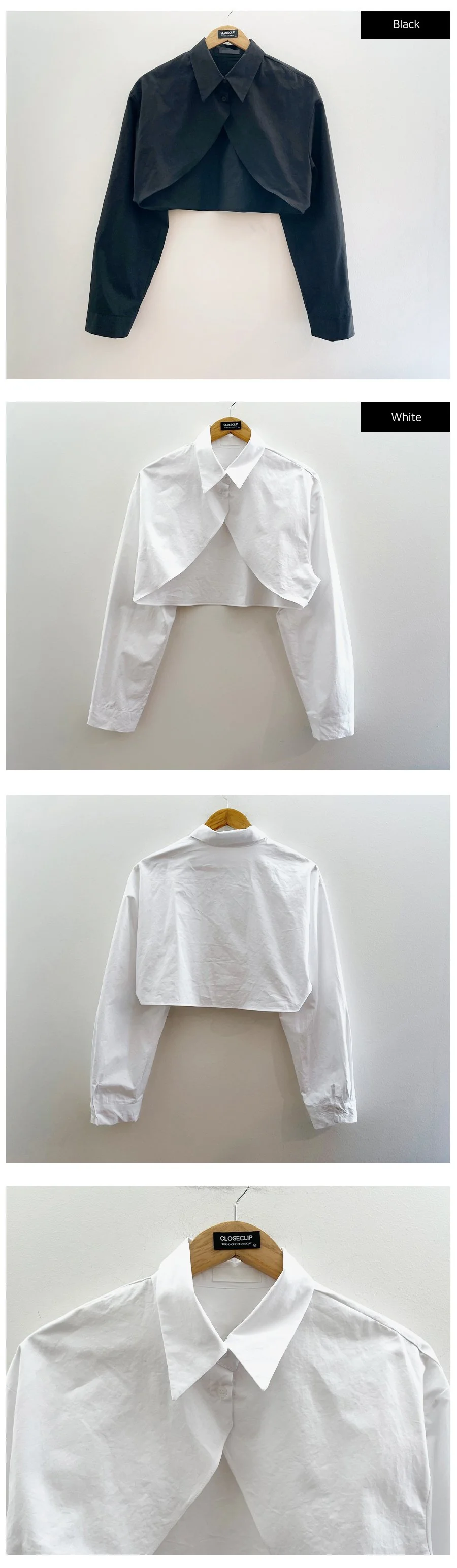 Cropped Shirt Shrug J24 - Image 16