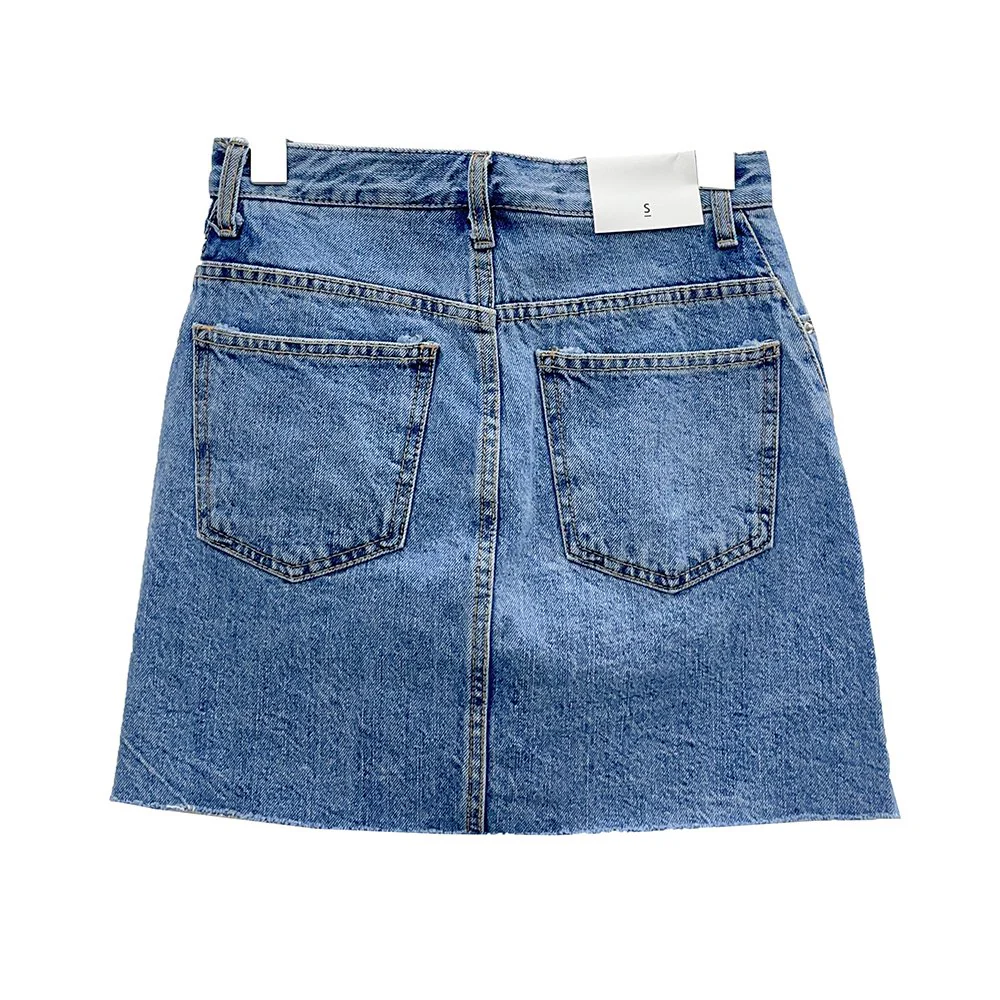 Denim Mini Skort U2202 - Image 7