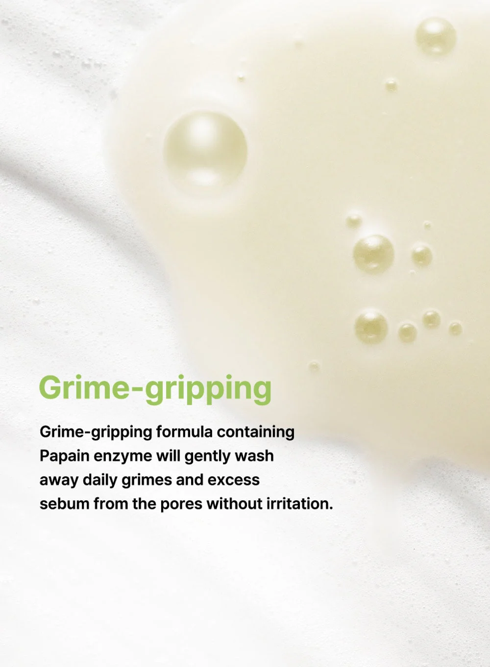 Green Tea & Enzyme Milky Foaming Wash 140ml - Image 8