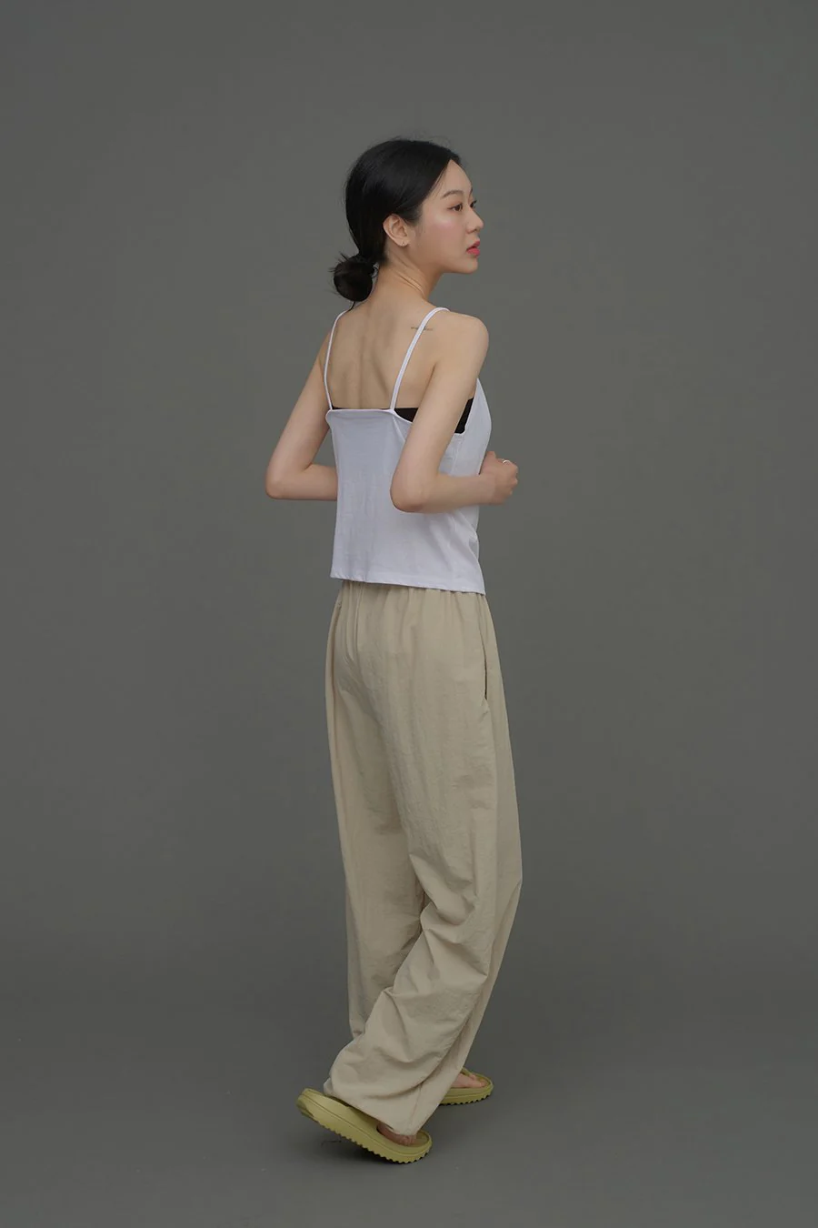 Loose Fit Banded Pants CA04 - Image 7