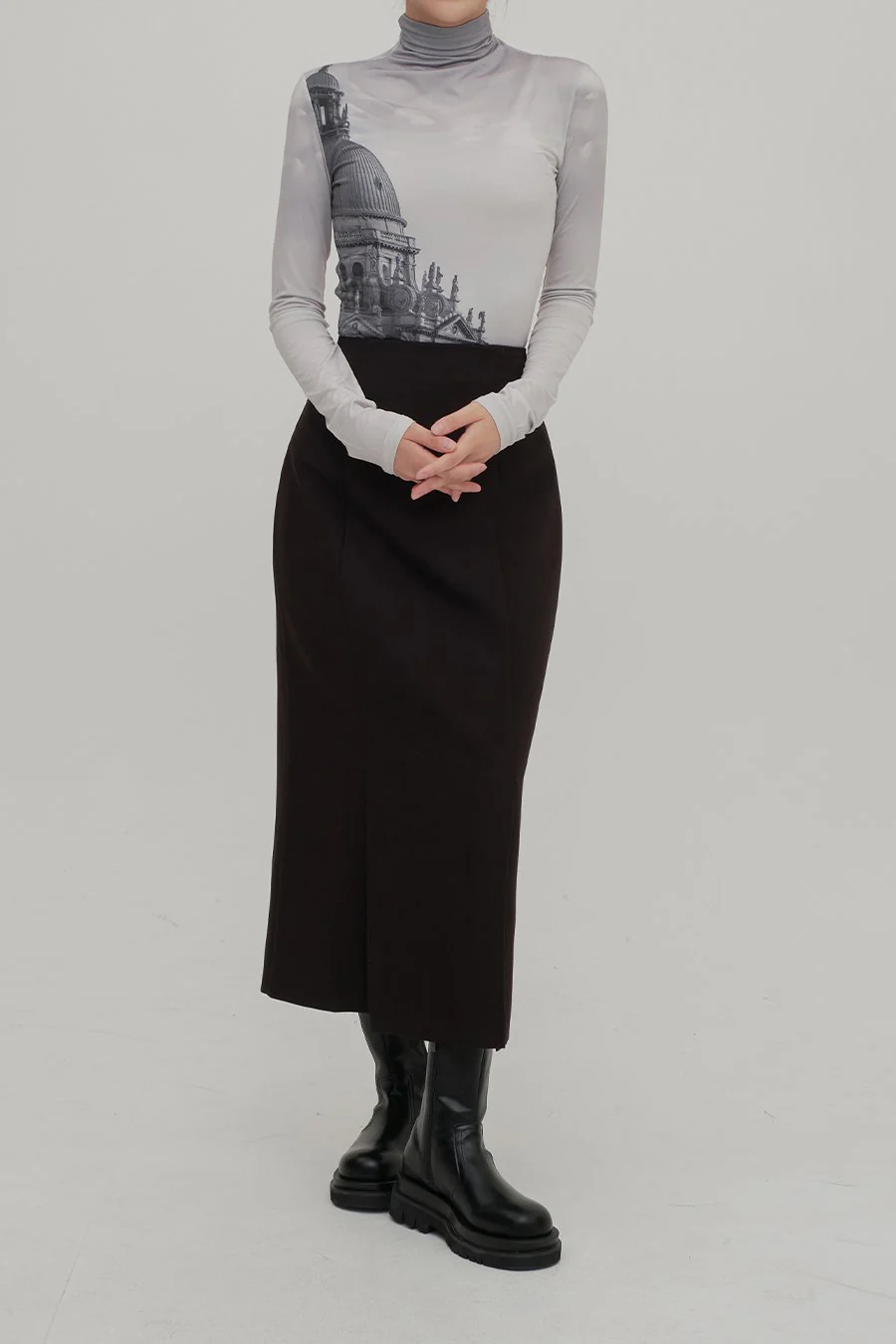 Maxi Skirt with Slit - Image 11