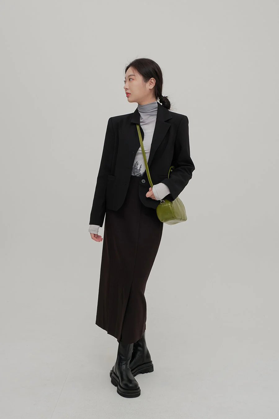 Maxi Skirt with Slit - Image 3