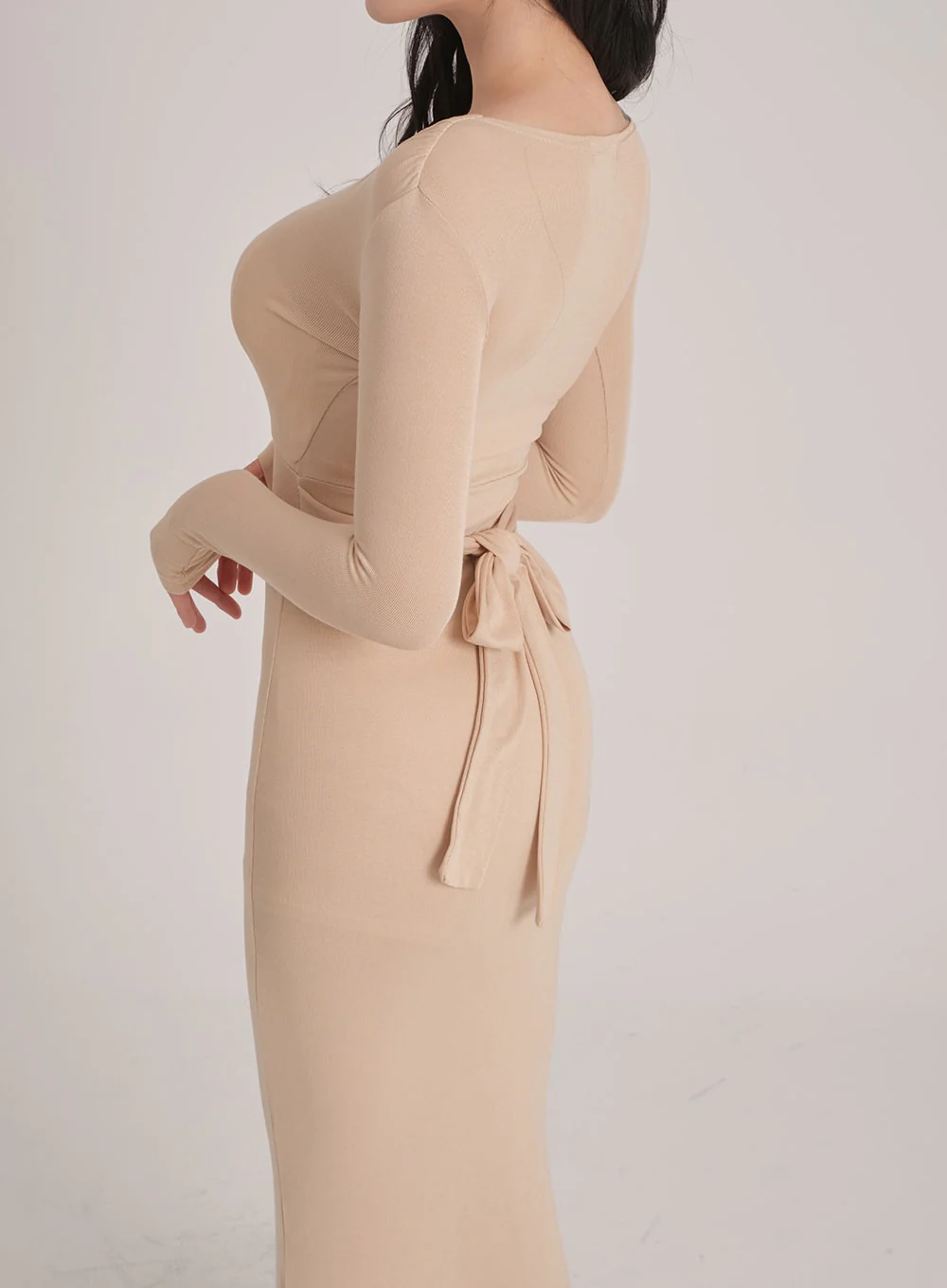 Maxi Wrap Mermaid Dress J31 - Image 10