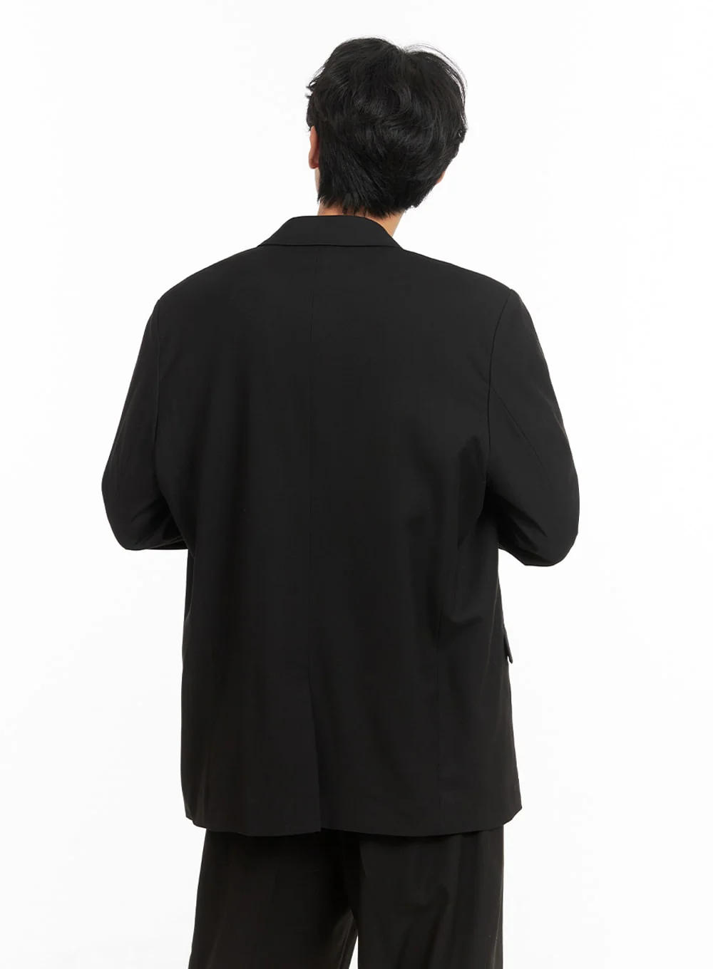 Men's Basic Oversized Button Blazer IA401 - Image 5