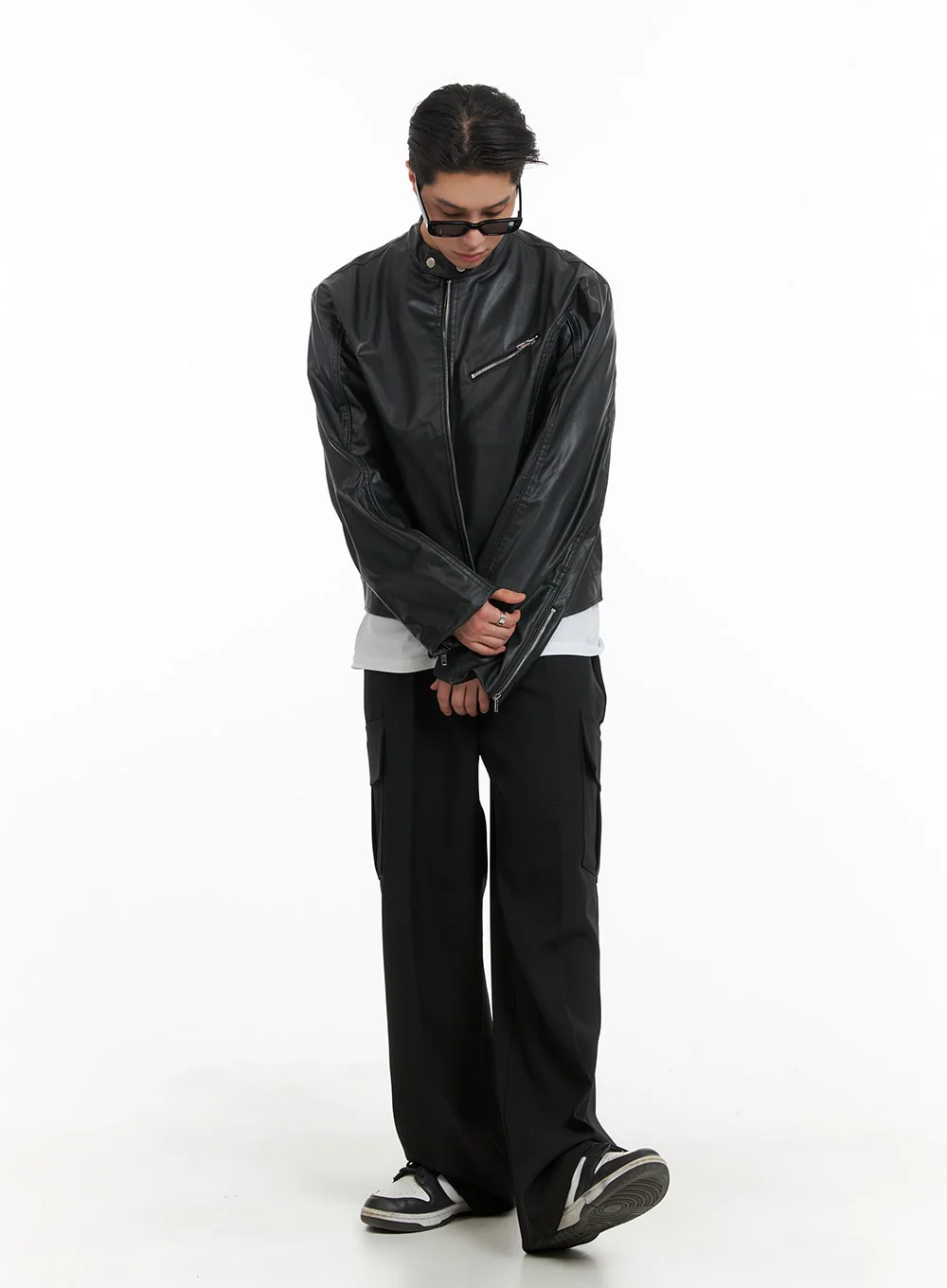 Men's Basic Straight Fit Cotton Cargo Pants IA401 - Image 3