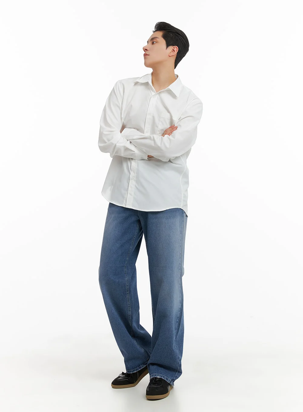 Men's Classic White Shirt IA401 - Image 5