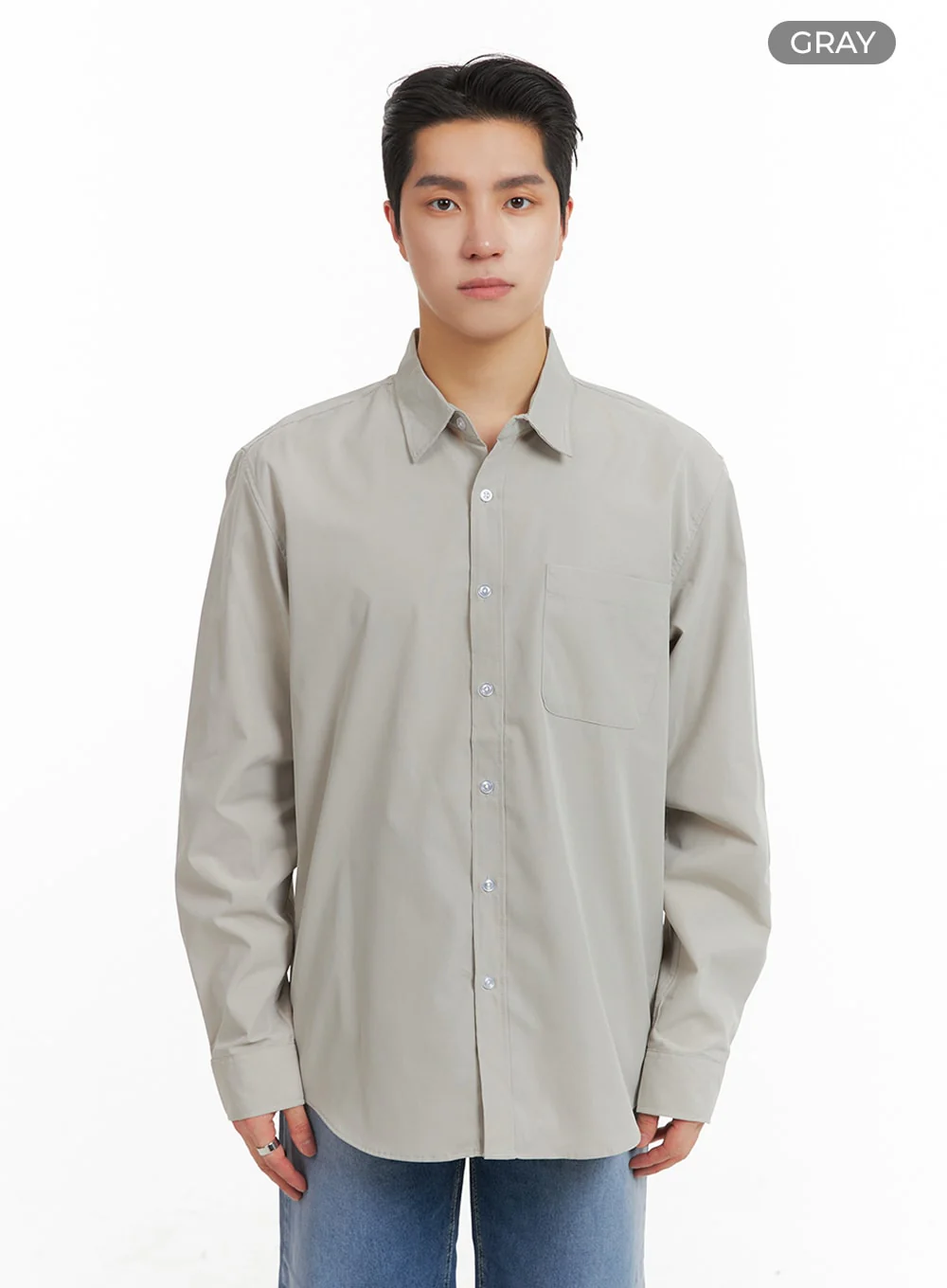 Men's Classic White Shirt IA401 - Image 8