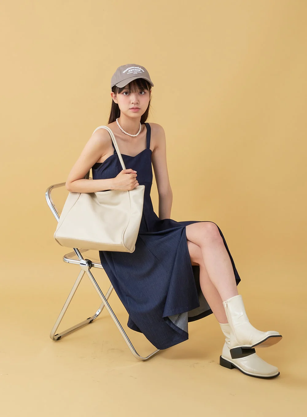 New Town Lettered Cotton Baseball Cap OU13 - Image 11