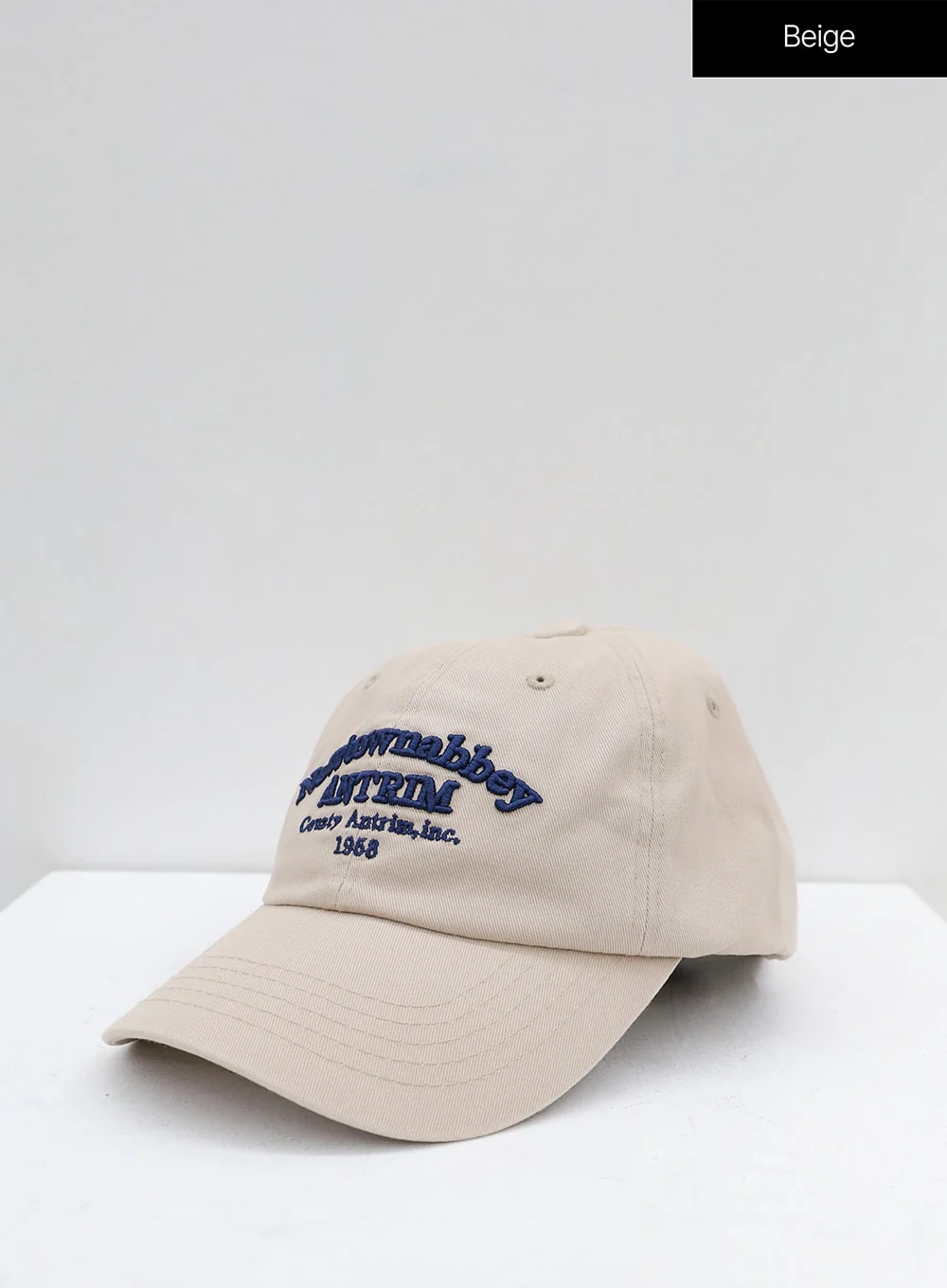New Town Lettered Cotton Baseball Cap OU13 - Image 17