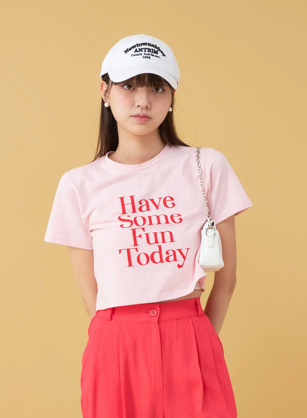 New Town Lettered Cotton Baseball Cap OU13 - Image 9