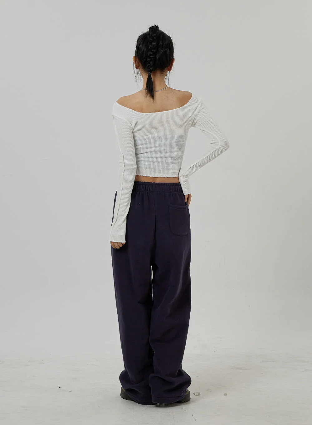 Off-Shoulder Mesh Cropped Top CD20 - Image 12