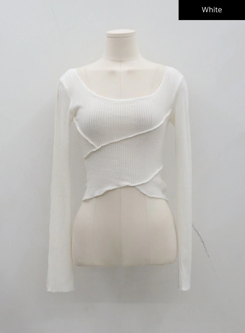 Off-Shoulder Mesh Cropped Top CD20 - Image 14