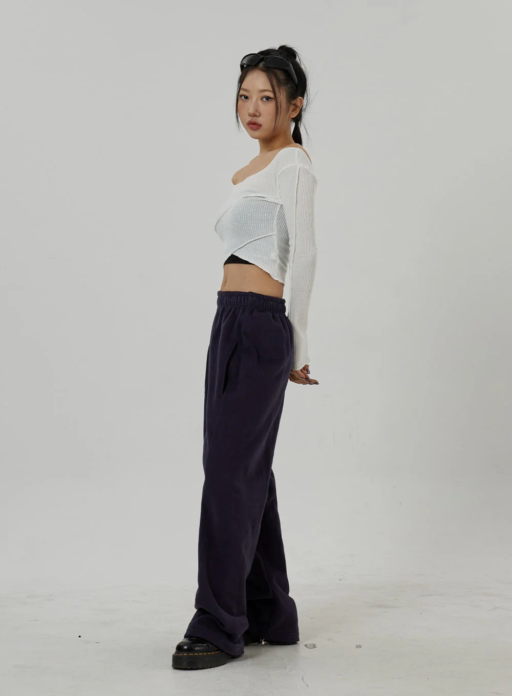 Off-Shoulder Mesh Cropped Top CD20 - Image 8