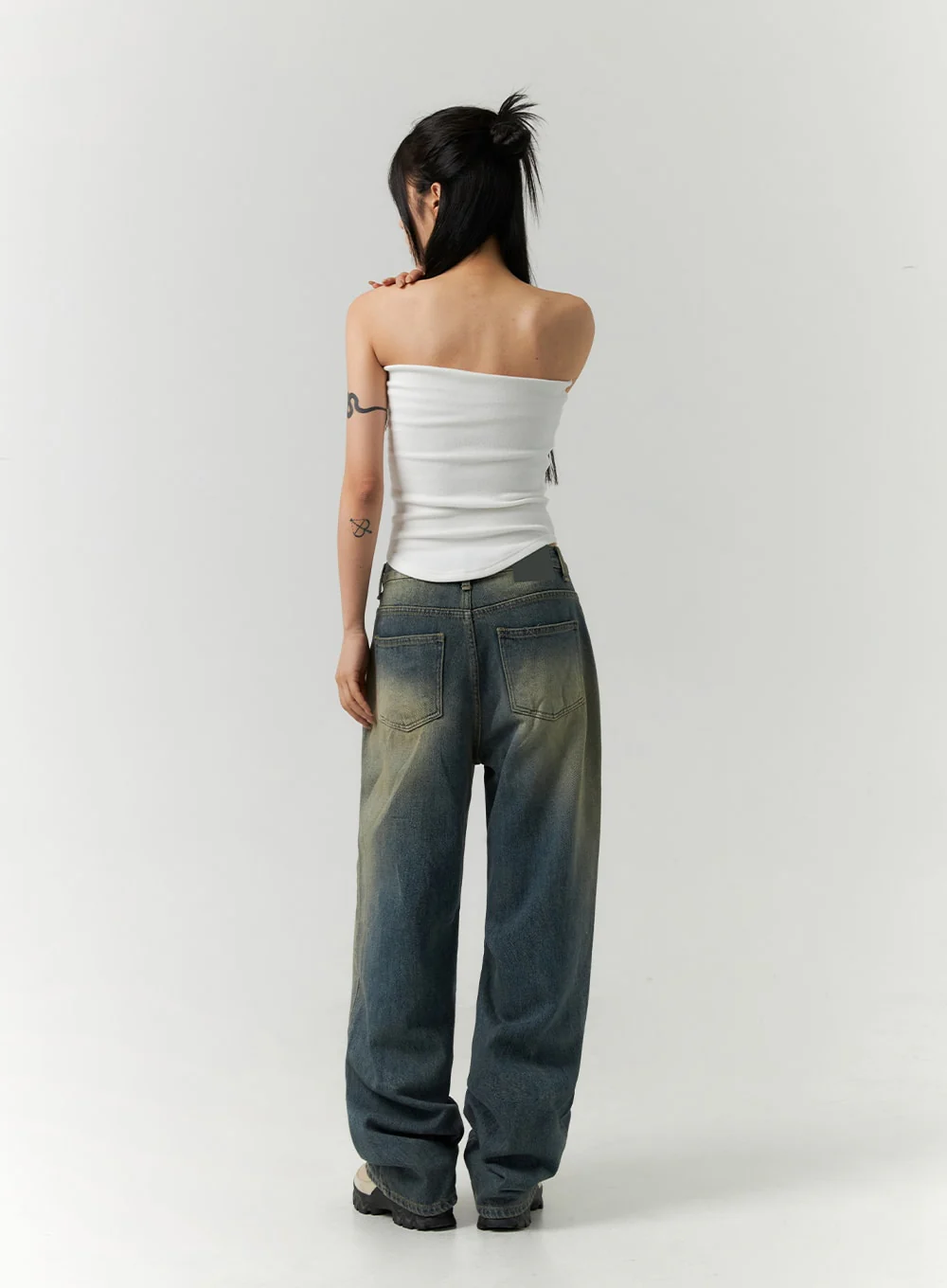 Off-Shoulder Semi Crop Top CO28 - Image 7
